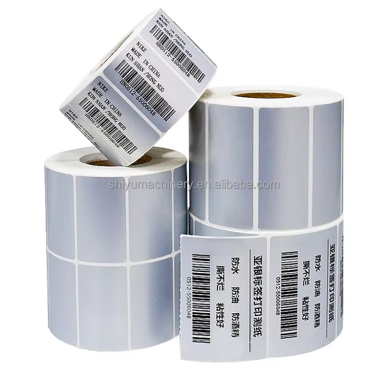 High Speed Automatic Roll 350 Paper Self-Adhesive Label Slitting Slitting Rewindier Machine