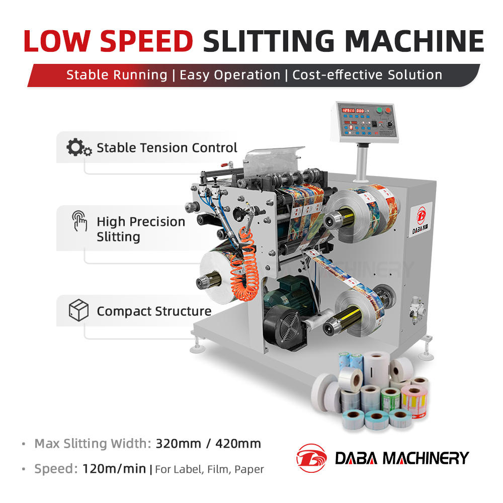 Hot Selling Economic Label Slitting Rewinding Machine Narrow Width Self-adhesive Label Paper Slitting Machine