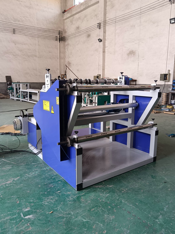 Paper Non Woven Roll Adhesive Rewinding and Cutting Slitting Machine Label Paper Strip Roll Stretch Film Slitter Rewinder