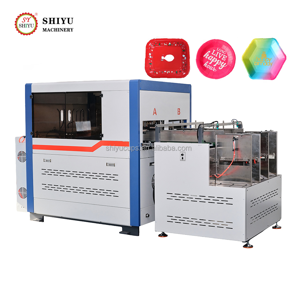 Paper plate making machine
