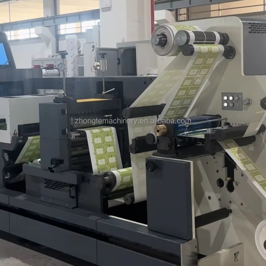 ZMQ High Speed Factory Price Label Hot Stamping Foil Semi Rotary Auto Die Cutting Machine