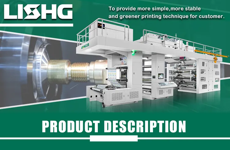 6 Colors Ci Flexo Printing Machine for BOPP/PE/Pet Bag with CE