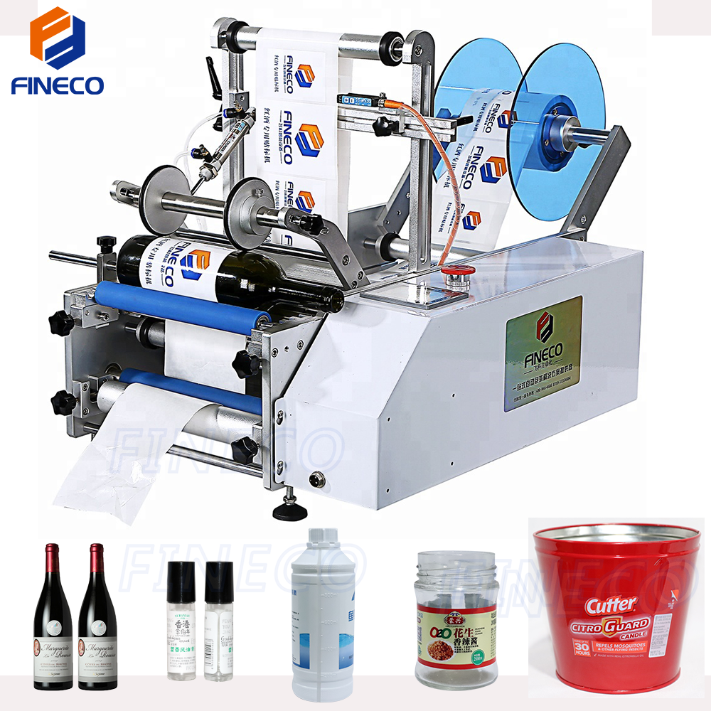 High-level Small and Big Pet Food Can Plastic Shampoo Jar Bottle test Soft Tube Labeling Machine
