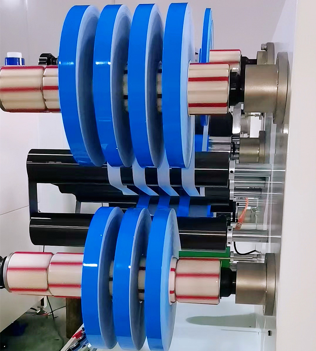400mm BOPP Gum Tape/ Masking Tape/ Sticky Label Roll Small Slitting Rewinding Machine