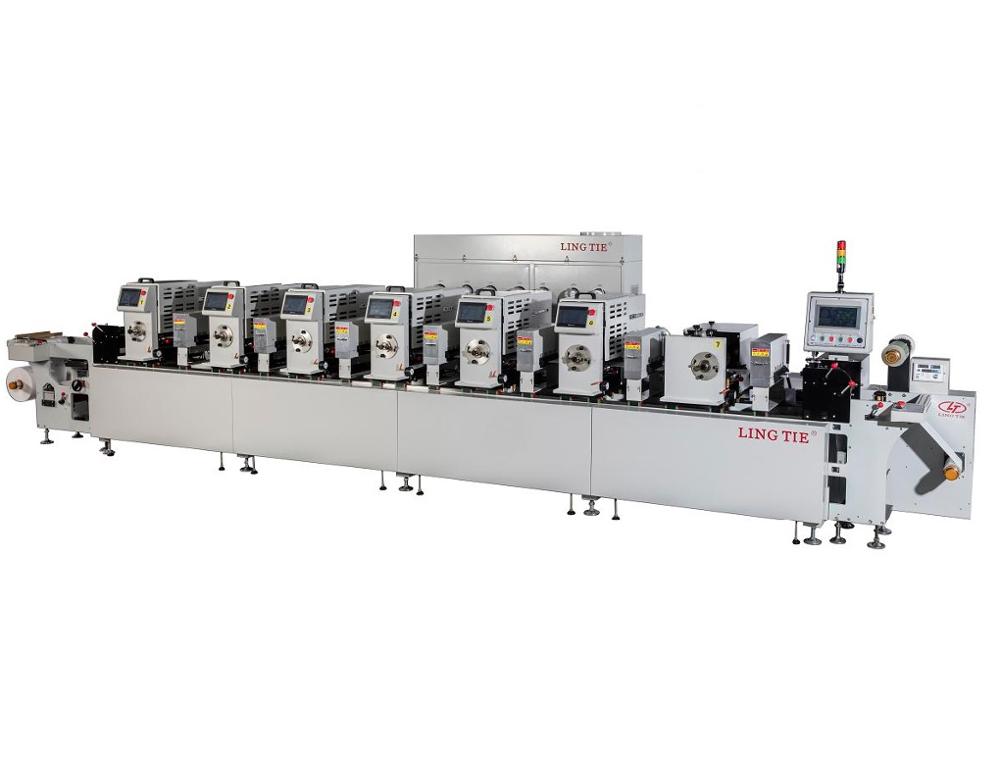 Automatic Intermittent Rotary Digital 6-Color 7-Station Label Printer Letterpress Printing Machine