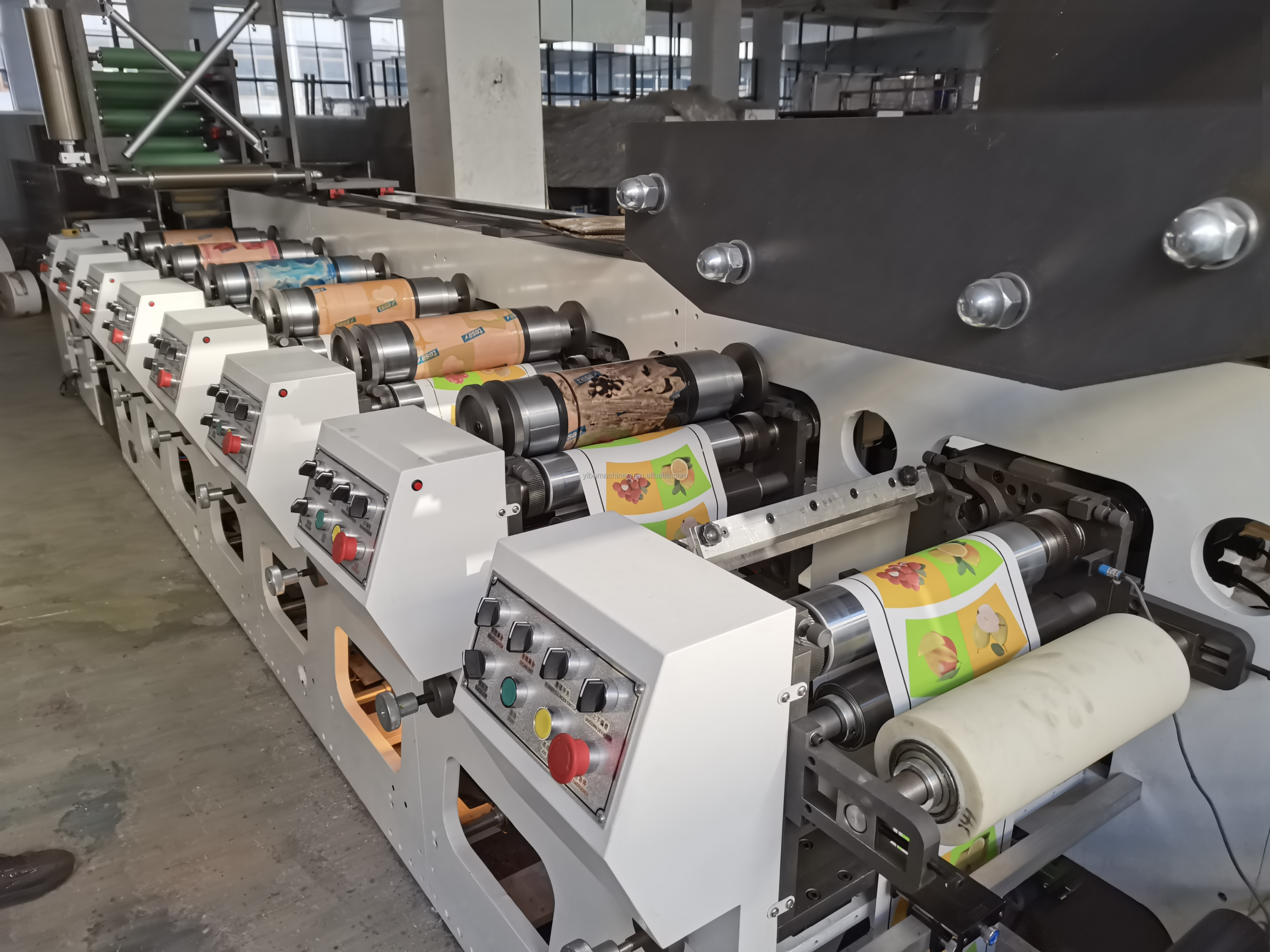 HYPM-340N Used Flexo Intermittent Rotary Letterpress Label Printing Machinery and Equipment