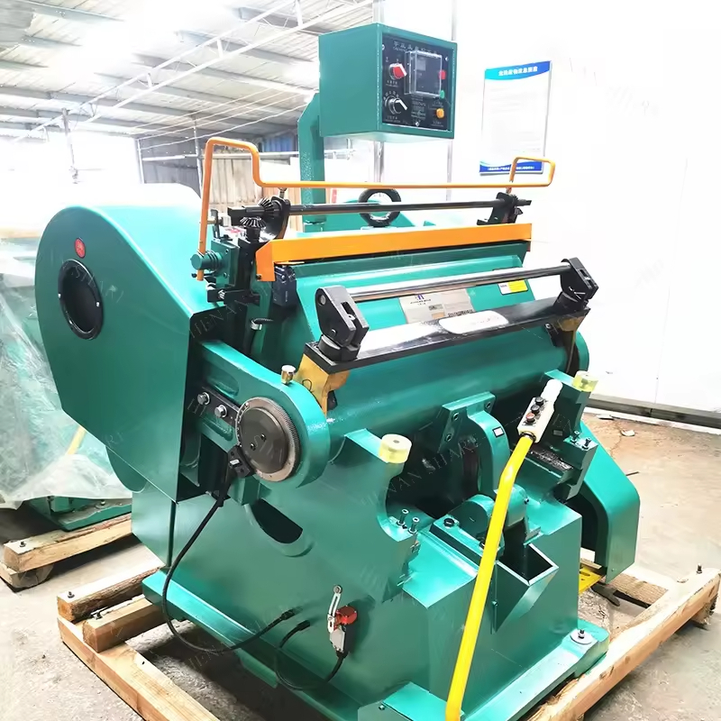 Automation Blank Label Leather Rotary A4 Die Cutting Machine with Motor &amp; Gear for Corrugated Box Hot Stamping and Creasing