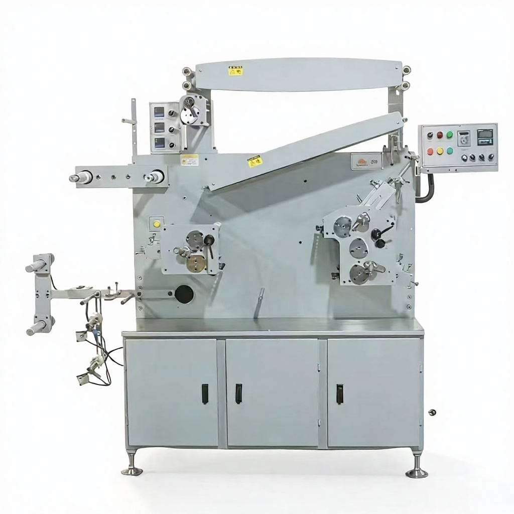 New Full Automatic Flatbed Flexographic Wash Label Printing Machine With Ribbon And Fadeless Ribbon 6-Color