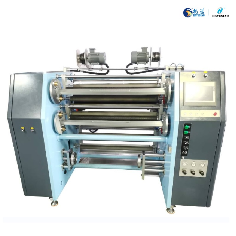 Multi-Functional Thermal Transfer Foil Barcode Ribbon Rewinder Machine UV Fluorescent Ribbon