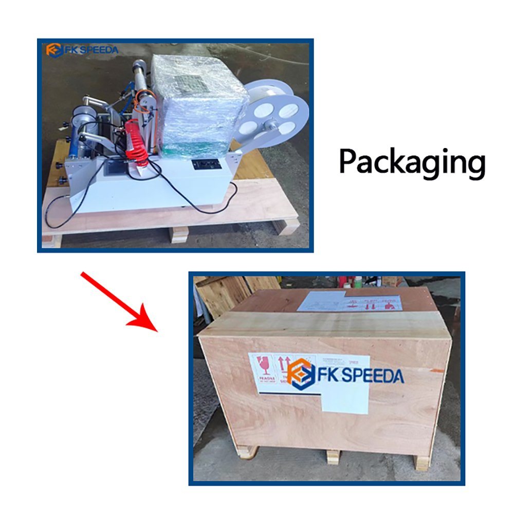 Self Adhesive Round Label Machine Labeling Machine For Plastic Bottles Semi Automatic Bottle Labeling Machine