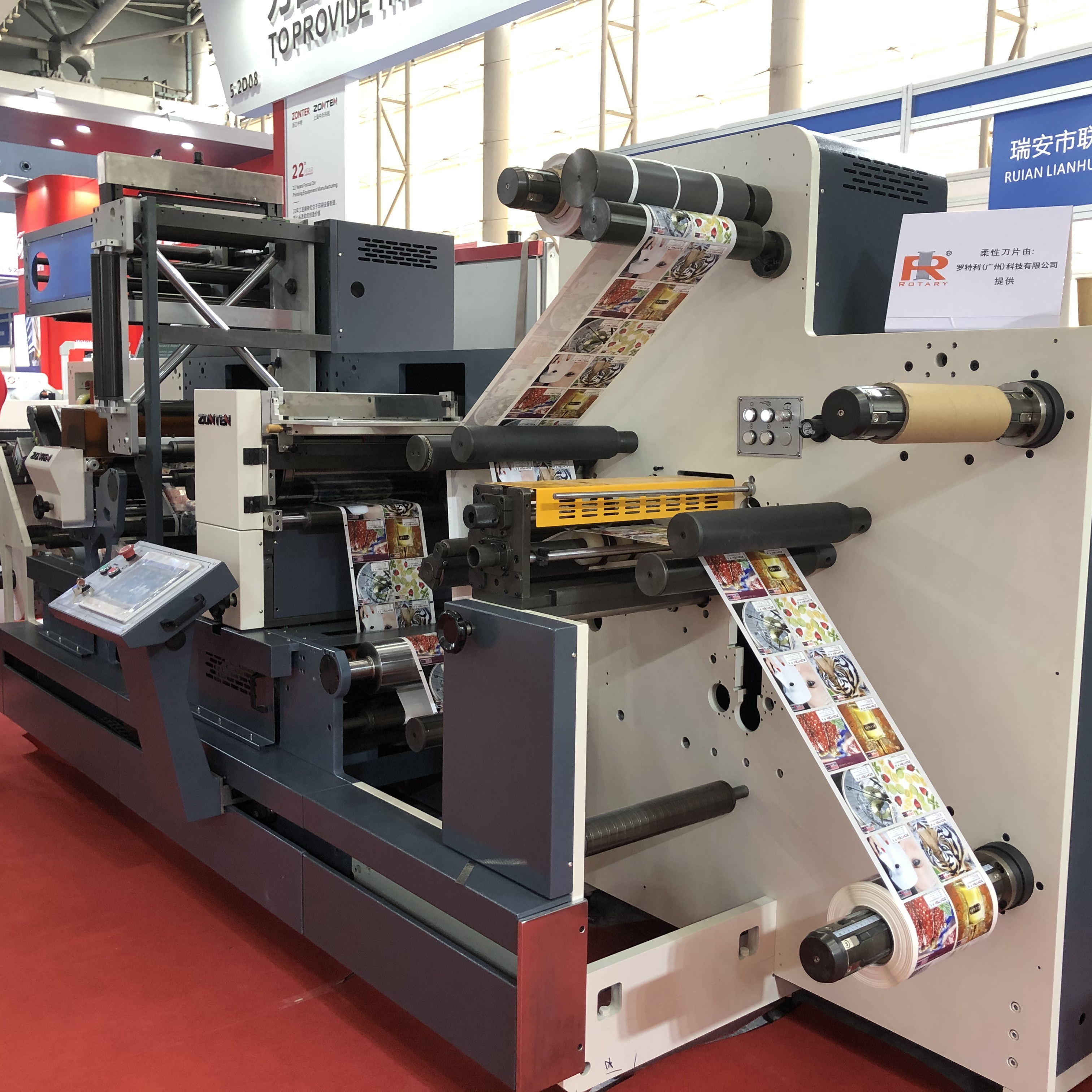 ZMQ High Speed Factory Price Label Hot Stamping Foil Semi Rotary Auto Die Cutting Machine