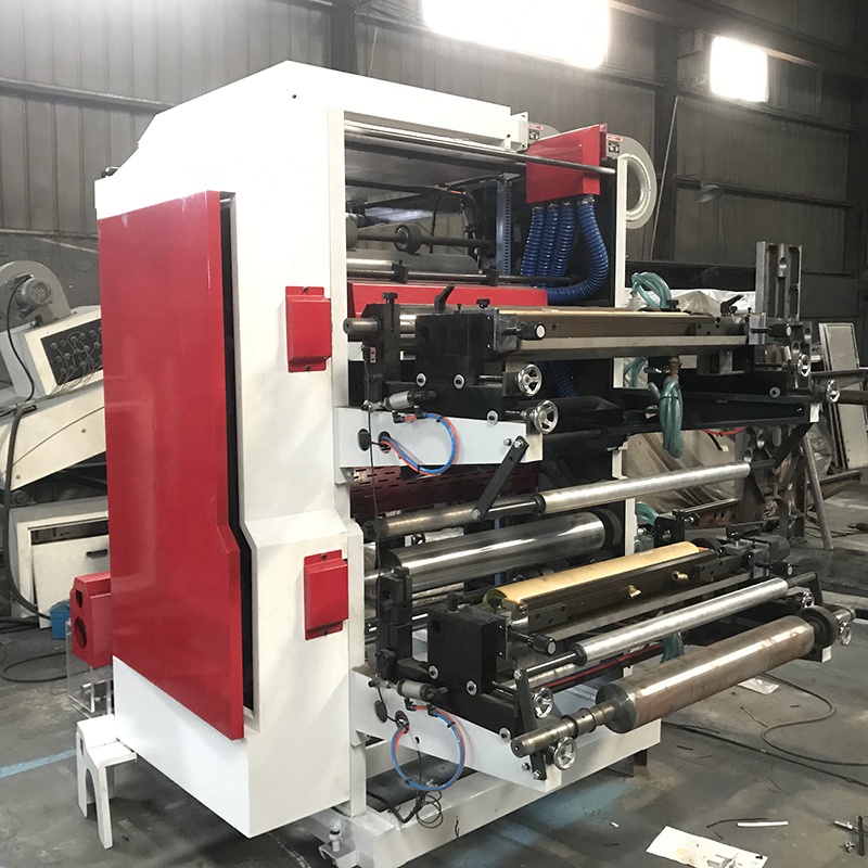 2 Color Flexo Printer Factory Sale Paper Roll Printing Machine for Plastic Bag Label Letterpress