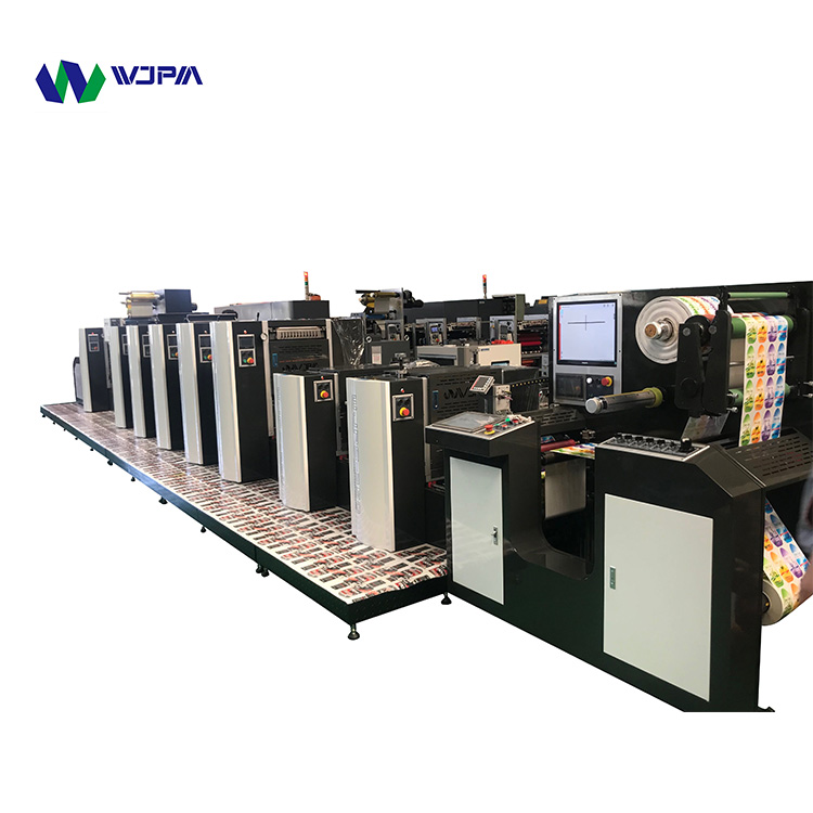 Narrow Web 350mm Multi Function Semi Rotary Intermittent Offset Label Printing Machine