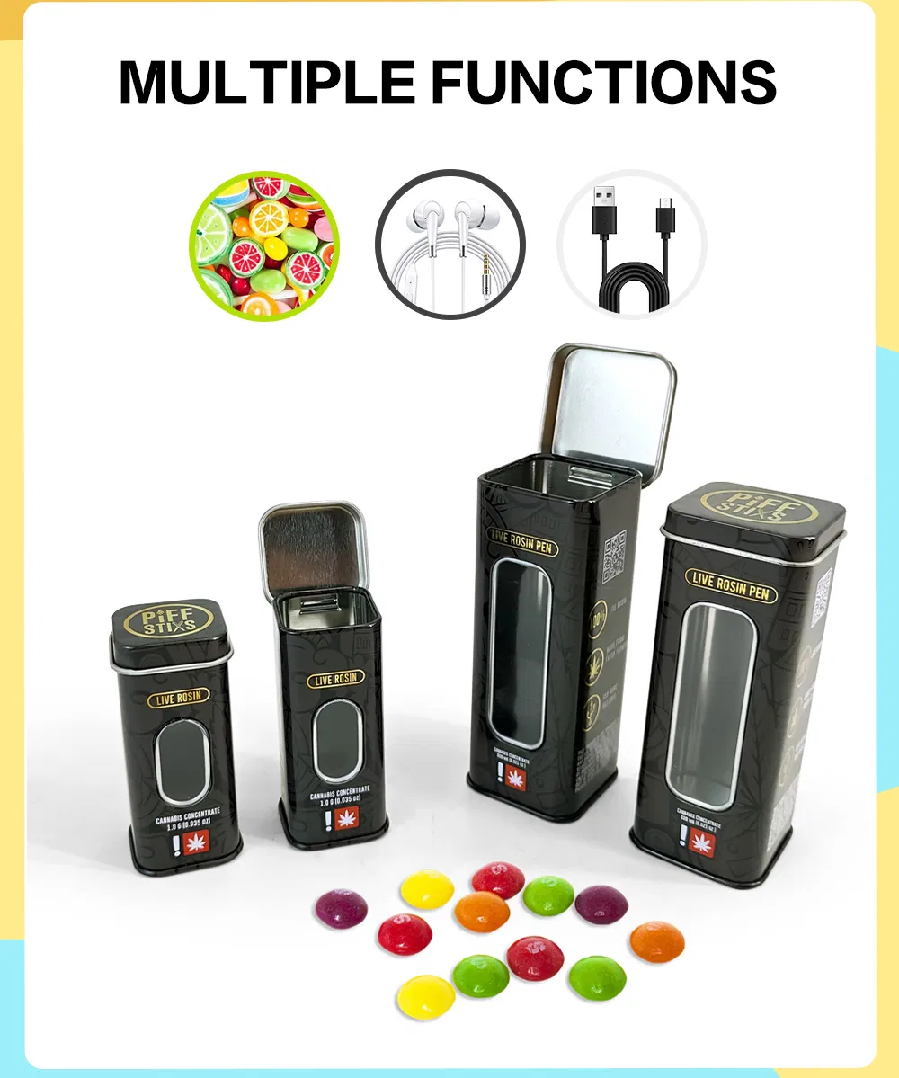 Portable Mini Multi-Functional Delicate Metal Storage Tank for Chocolate/Candy/Snack
