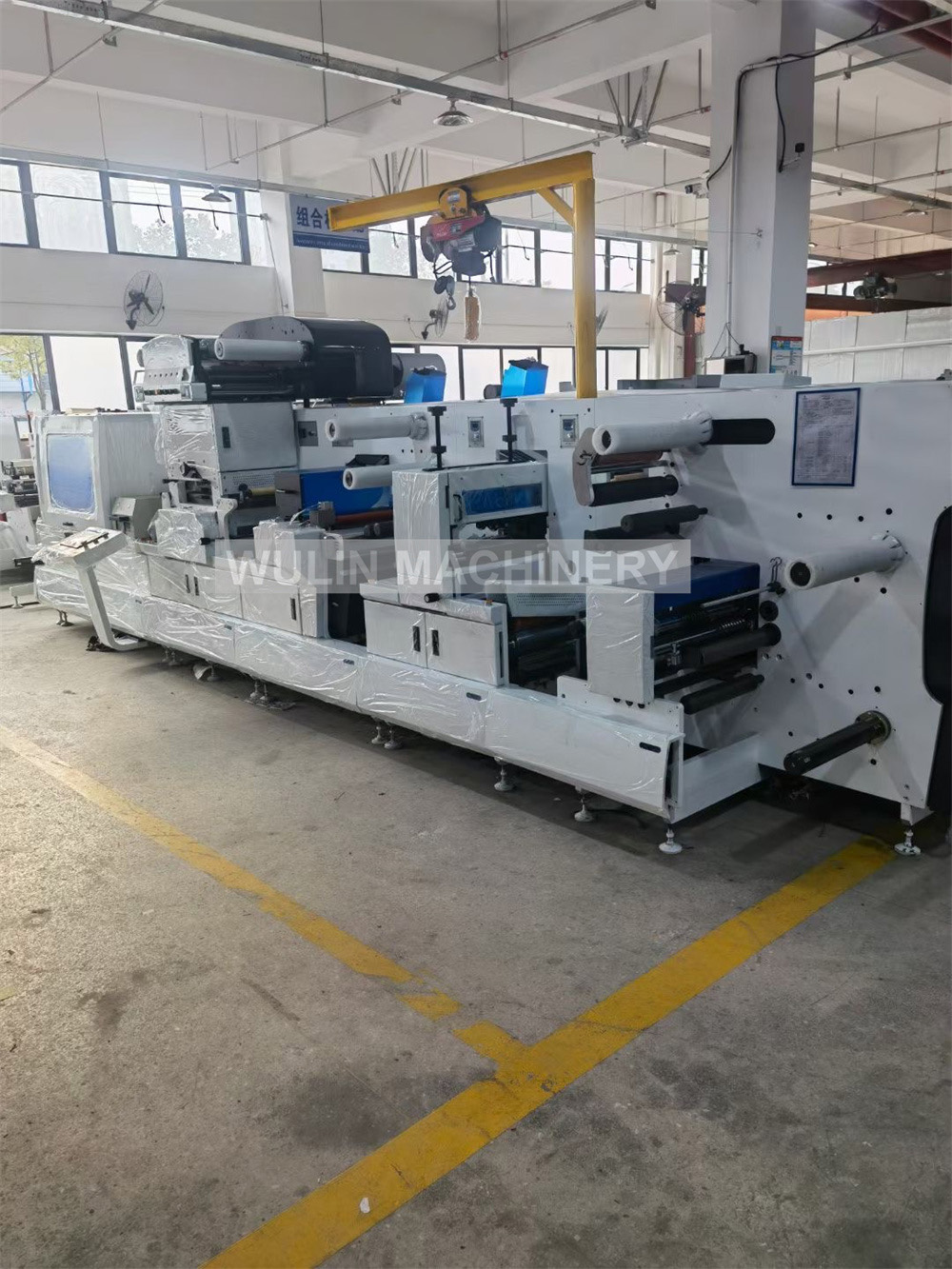 Narrow Web Single Color Flexo Printing and Semi Rotary Automatic Die Cutting Machine