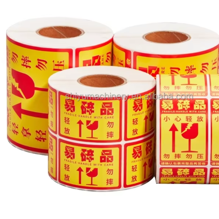 High Speed Automatic Roll 350 Paper Self-Adhesive Label Slitting Slitting Rewindier Machine