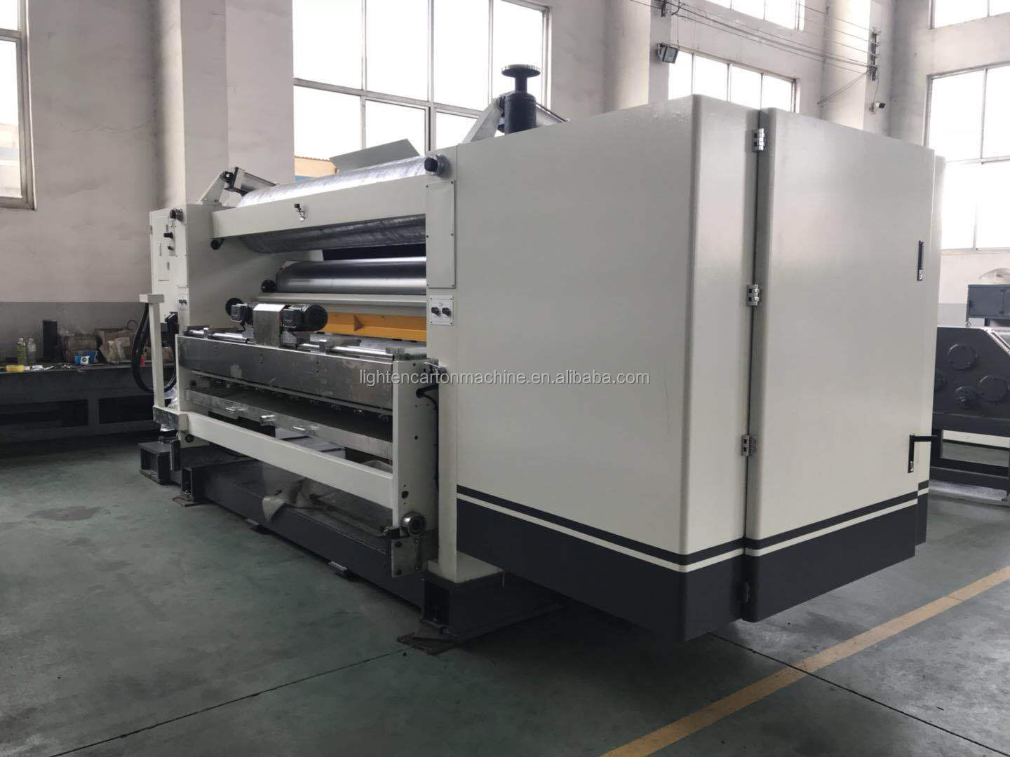 High speed cassette type single facer corrugator machine