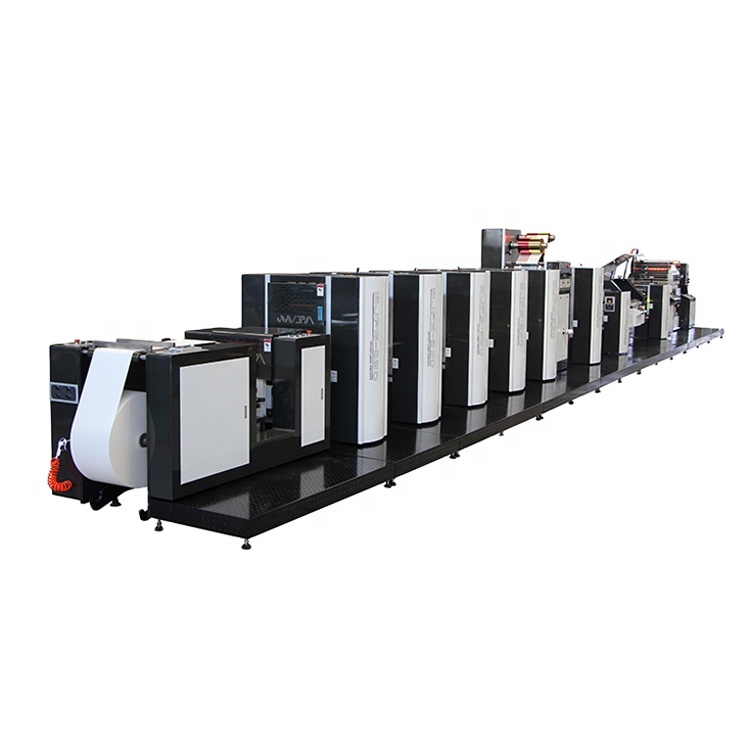 WJPS-350 Semi Rotary Intermittent Paper Label Offset Printing Machine