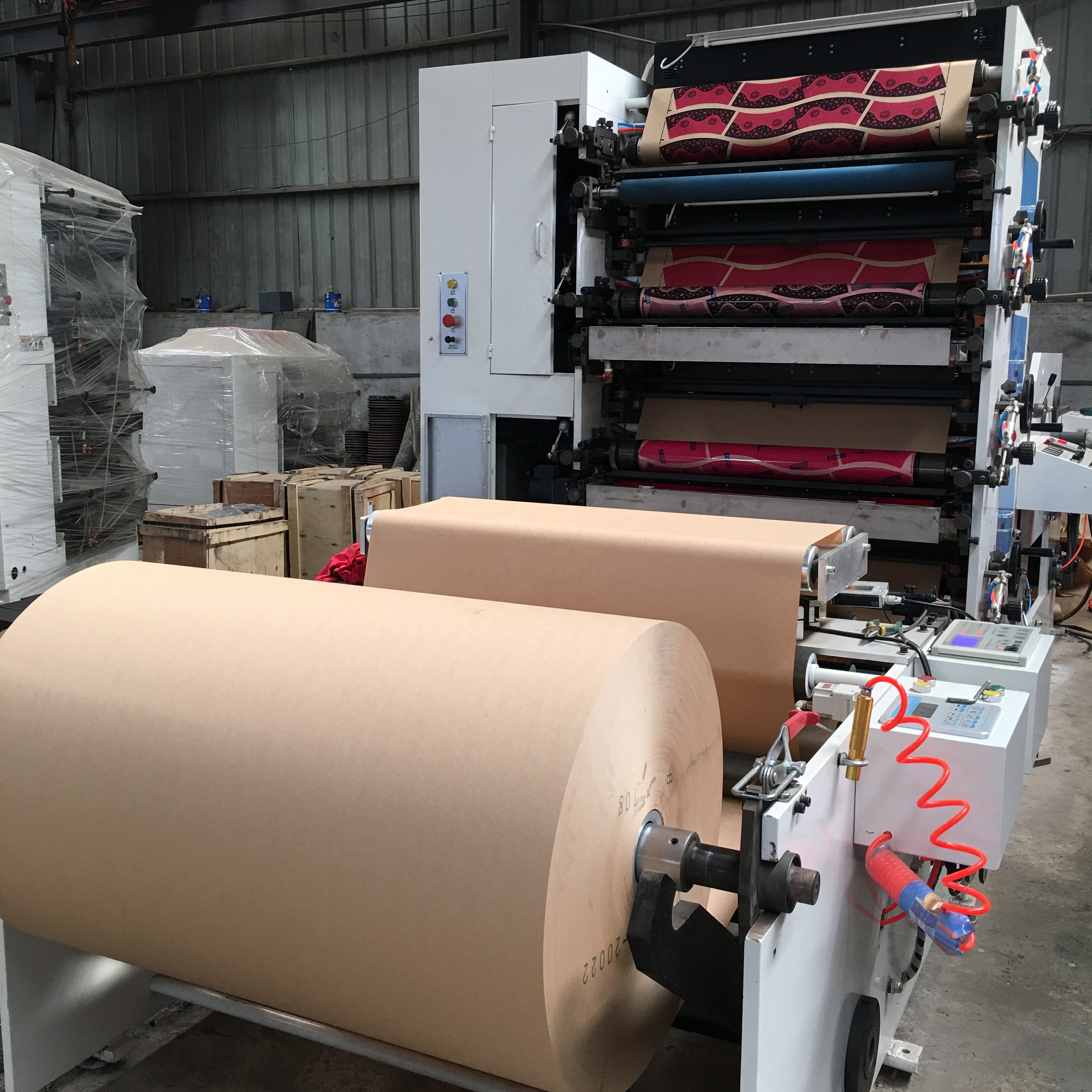 Automatic High Speed 120m/min Letterpress Stack Paper Cup Flexo Printing Machine for Roll to Roll Printing