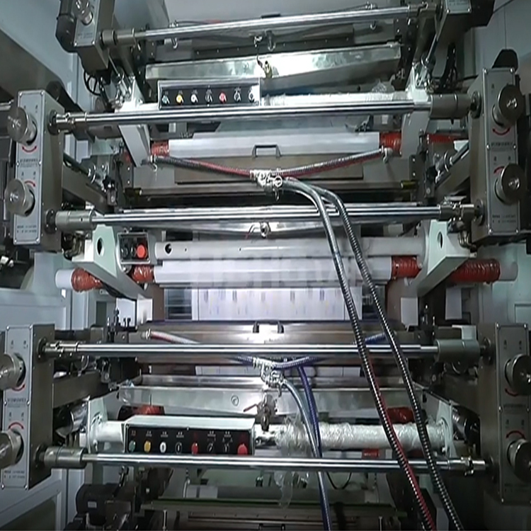 Lisheng High Speed Precise 8 Colors Ci Type Flexo Printing Machine
