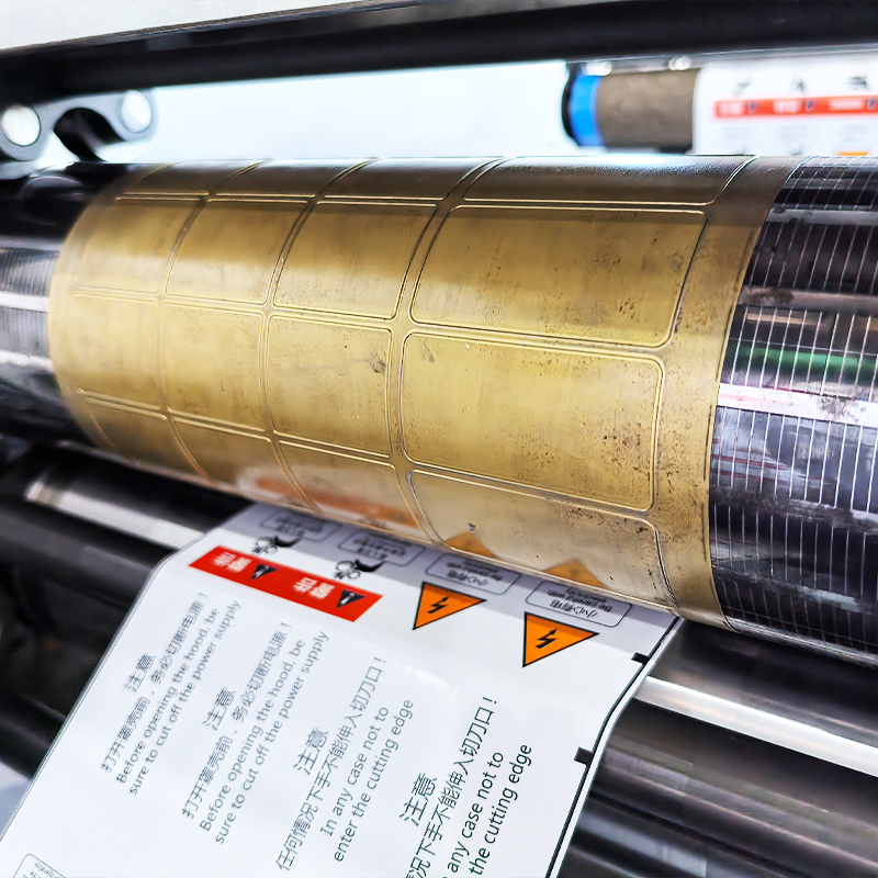 Low Cost High Efficiency Rotary Die Cutting Machine Motor Die Cutter Button Control Slitting Function Adhesive Sticker Label