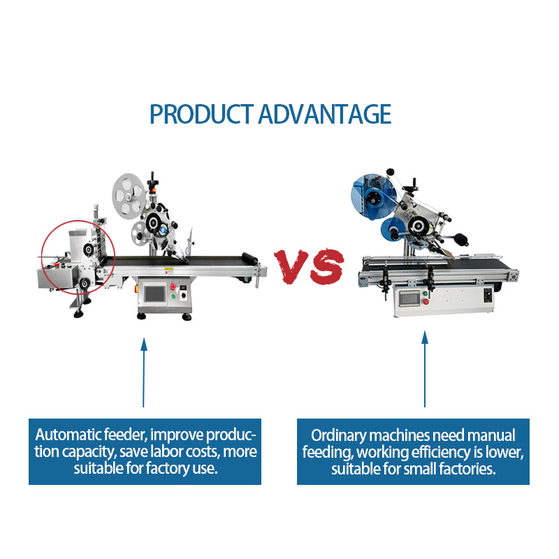 Desktop Labeling Machine Bag Pouch Card Flat Automatic High Speed Supplier Label Machine