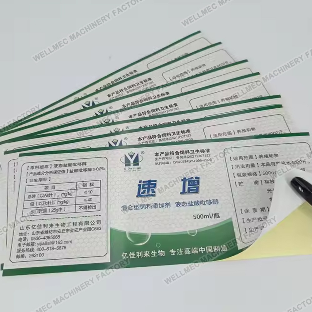 Intermittent Automatic Full Servo Semi Full Rotary IML Adhesive Printed Paper Label Die Cutting Machine With Slitting