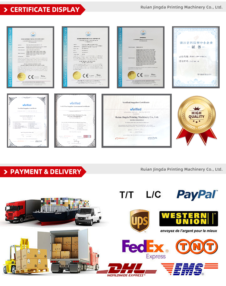 CE and Quality Certifications