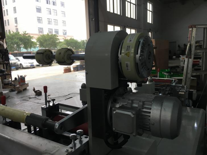 Waste rewinding device