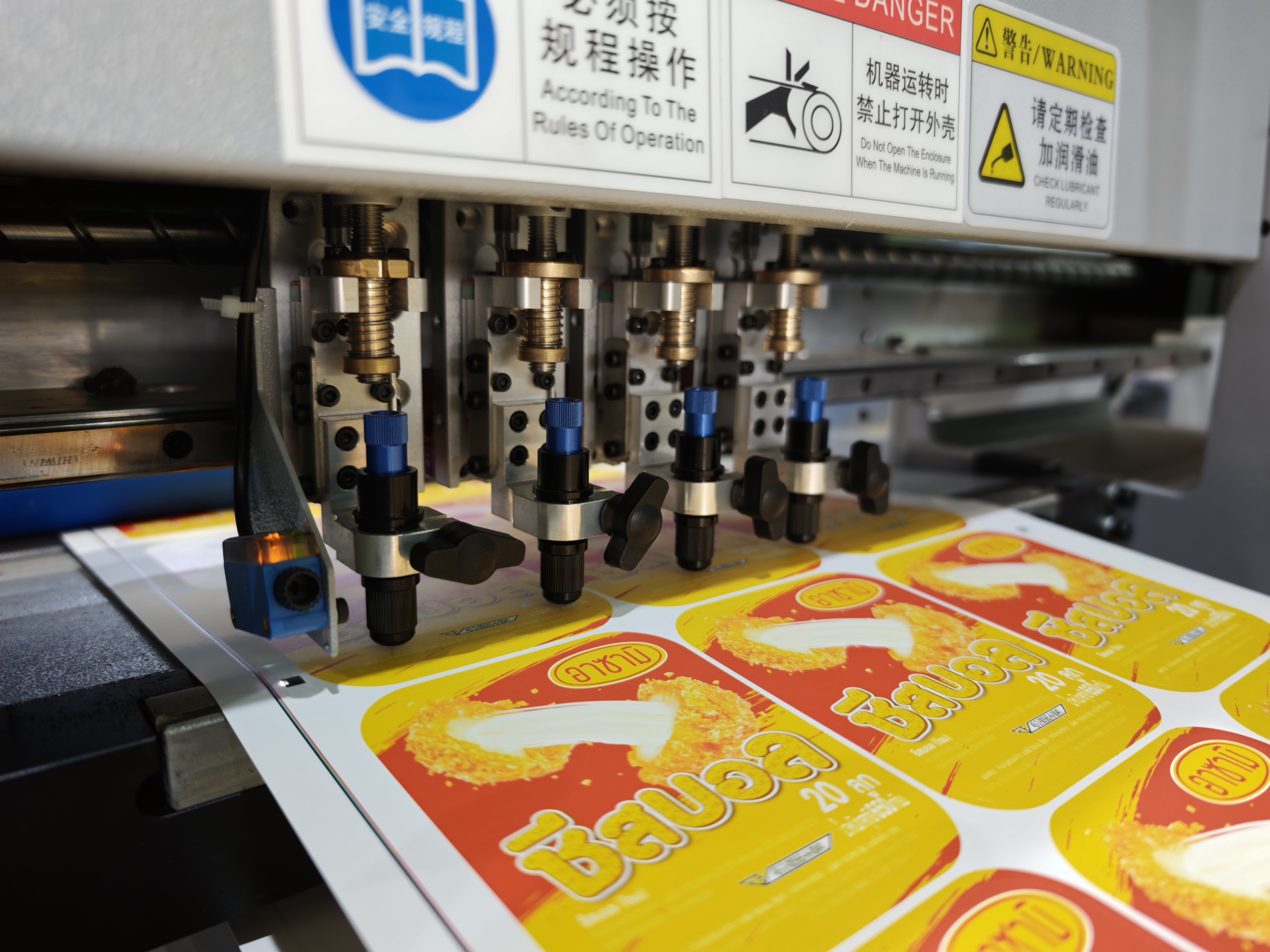 Nexus 350J All In One Label Printing Laminating Cutting Waste Collecting Slitting Machine Roll To Roll Uv Inkjet Label Printer