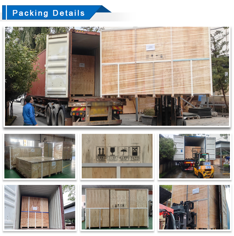 Wooden box packing
