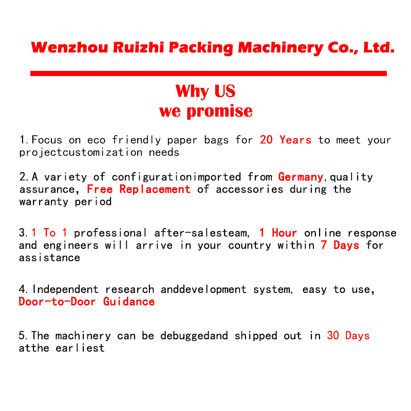 RZFD-190 2/4 Color High Productivity Manufacturing Paper Eco Bag Squsquare Shaping Maker Machine Flexo Printing Inline