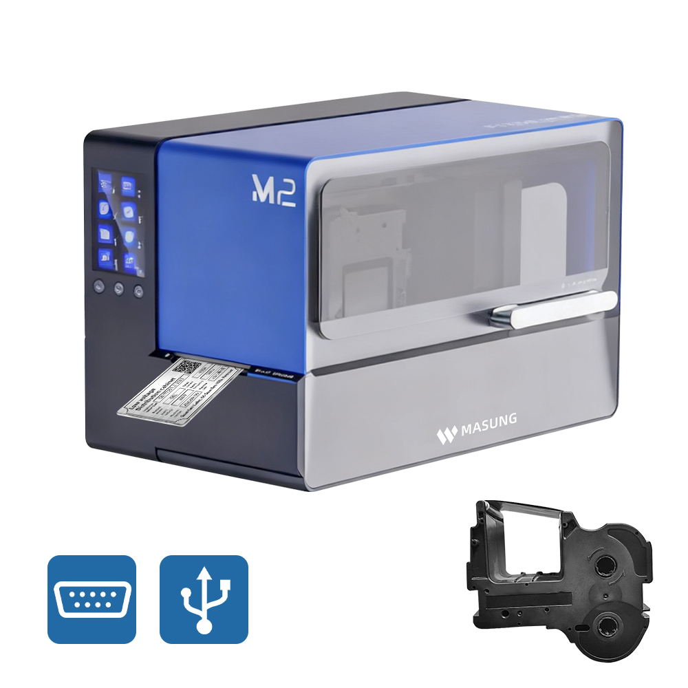 2025 Latest MS-ZK650 Industrial Thermal Transfer Printer | High-Speed Printing For Nameplates, Clothing Tags, PVC Labels