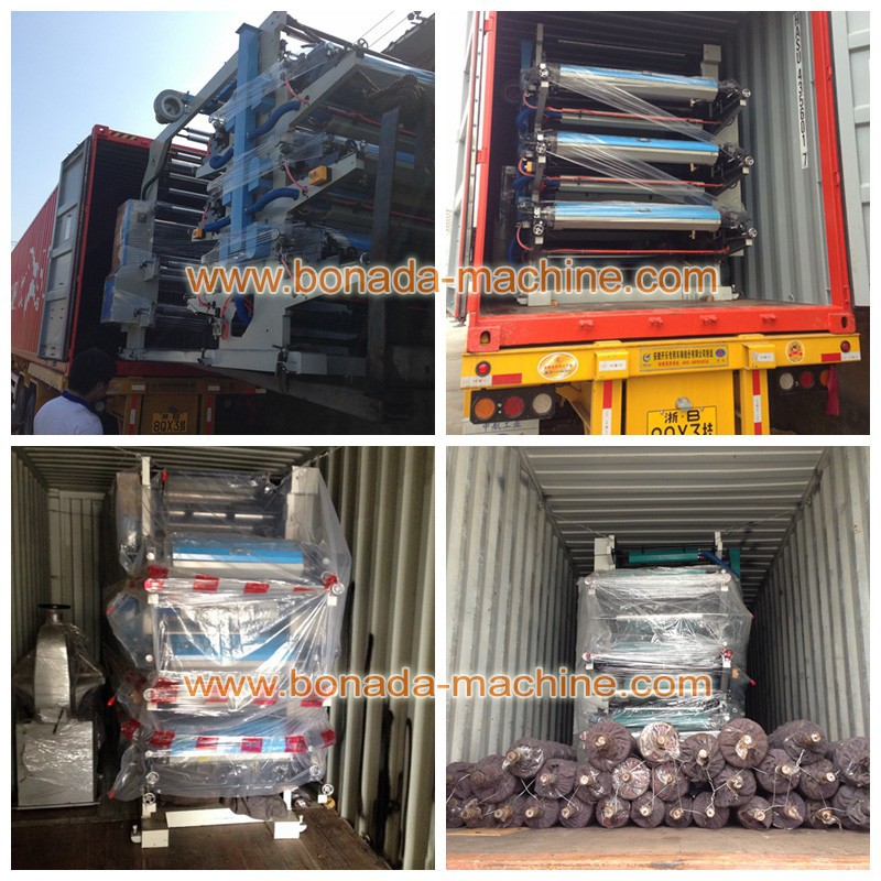 Plastic Film Roll to Roll Flexo Printing Machine / flexo Letterpress Printer Detail