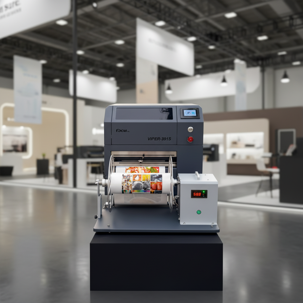 New VIPER-391S Waterproof Label Sticker Printing Machine TIJ Printer Digital Color Inkjet Roll Industrial Flex Printer 1 Year