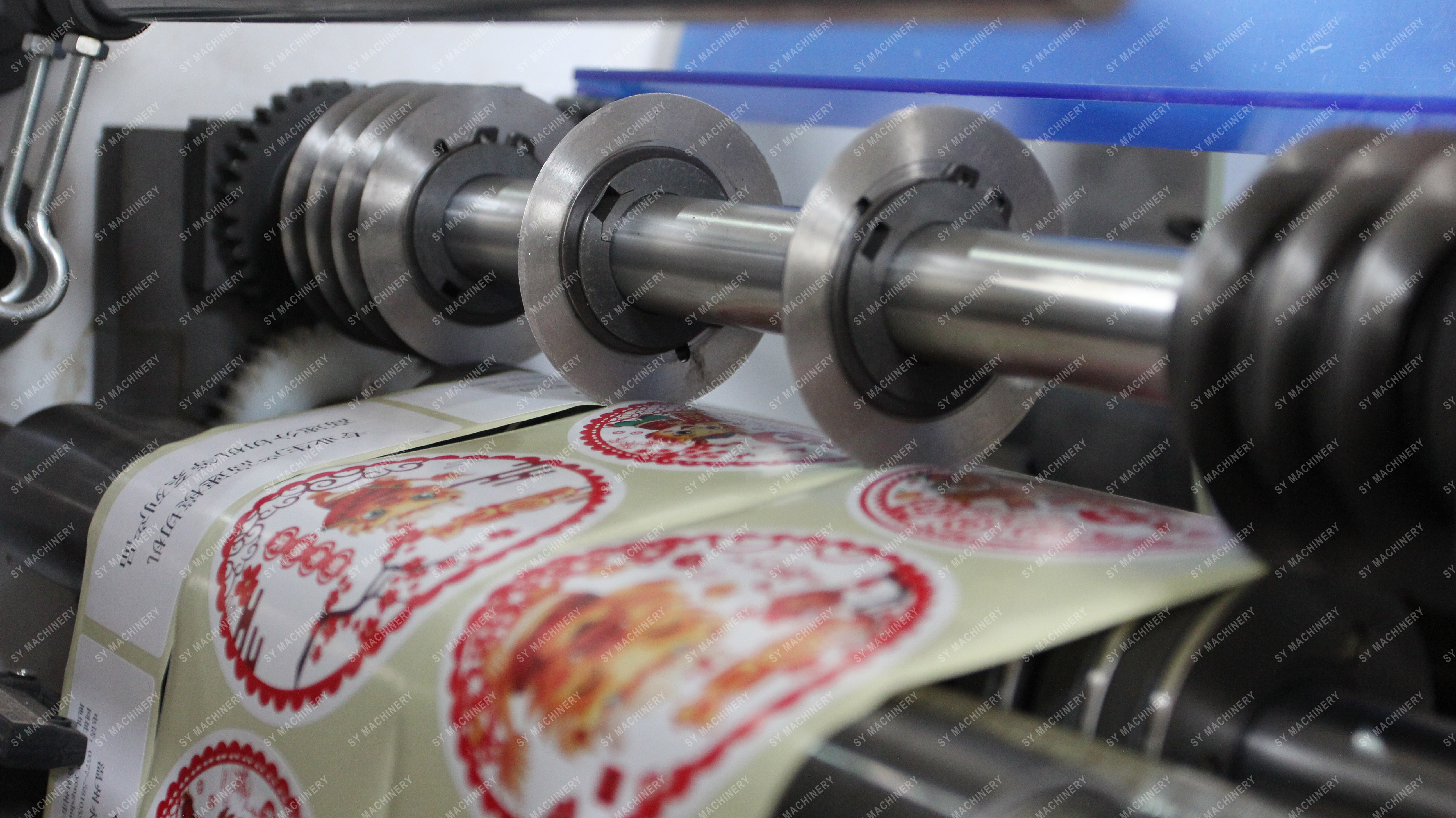High Speed Automatic Roll 350 Paper Self-Adhesive Label Slitting Slitting Rewindier Machine