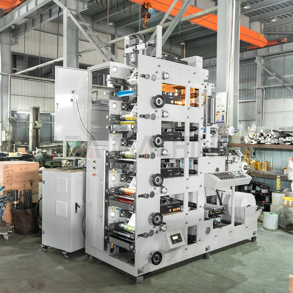 Narrow Web Flexo Printing Machine Tea Tag Printing with Rotary Die Cutting System