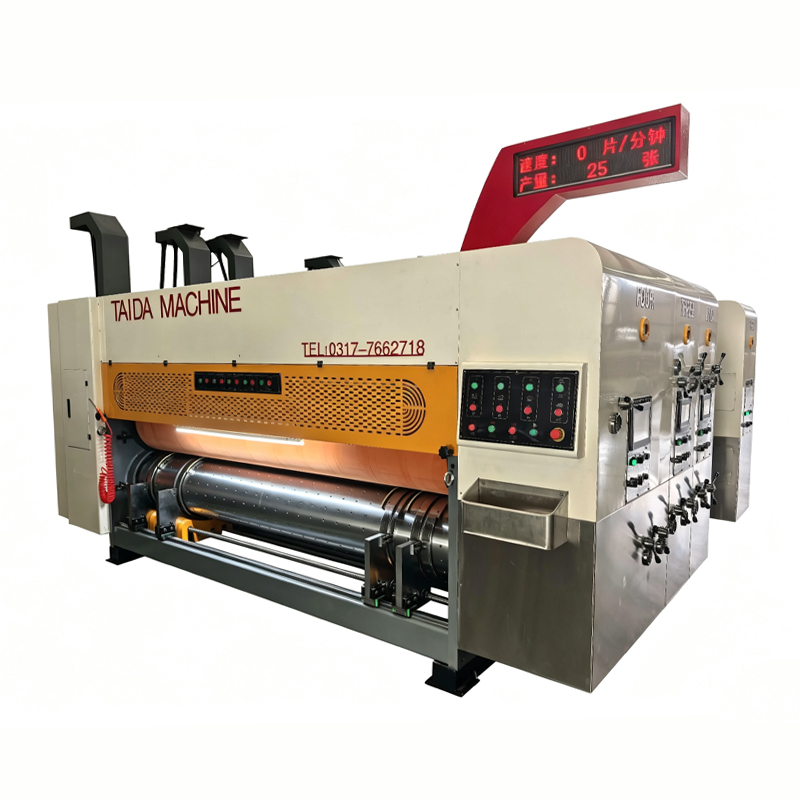 Two Color Flexo Printing Machines For Carton Cutting And Printing Box Carton Packaging Machine