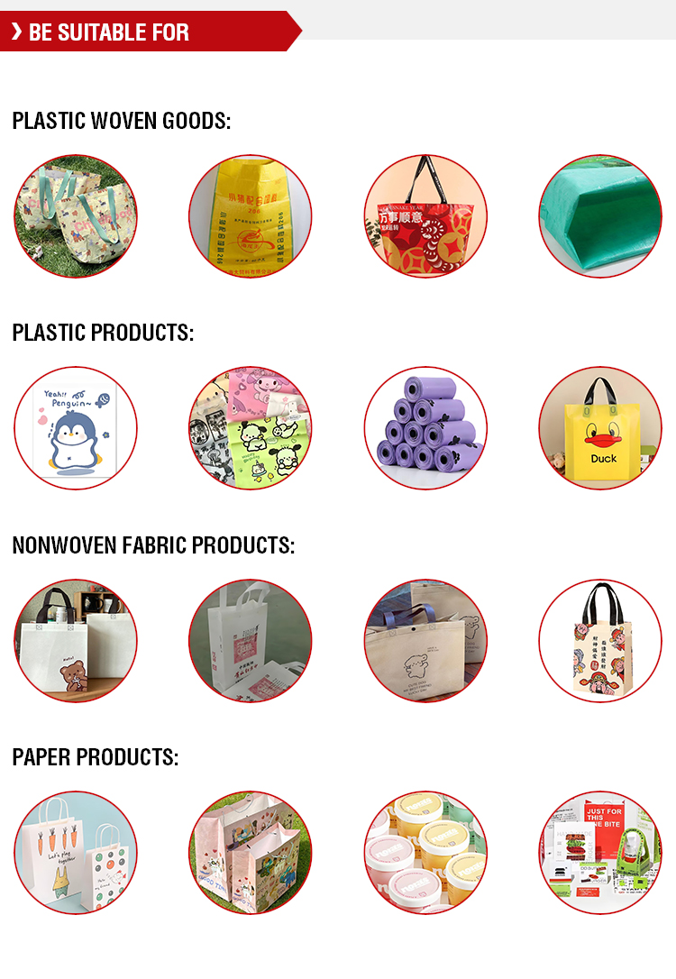 QIANGTUO SEMI SERVO Central Drum CI Type Roll to Roll Letterpress Flexo Printing Machine 6 Color Automatic Plastic Bag 260m/min