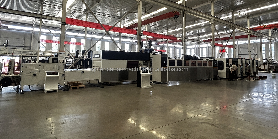 Fixed Stationery Type Flexo Printing with Folder Gluer Strapping Inline -- FFG Inline (Non-Stop Changing Order )