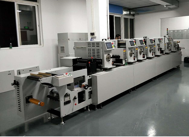 Automatic Intermittent Rotary Digital 6-Color 7-Station Label Printer Letterpress Printing Machine