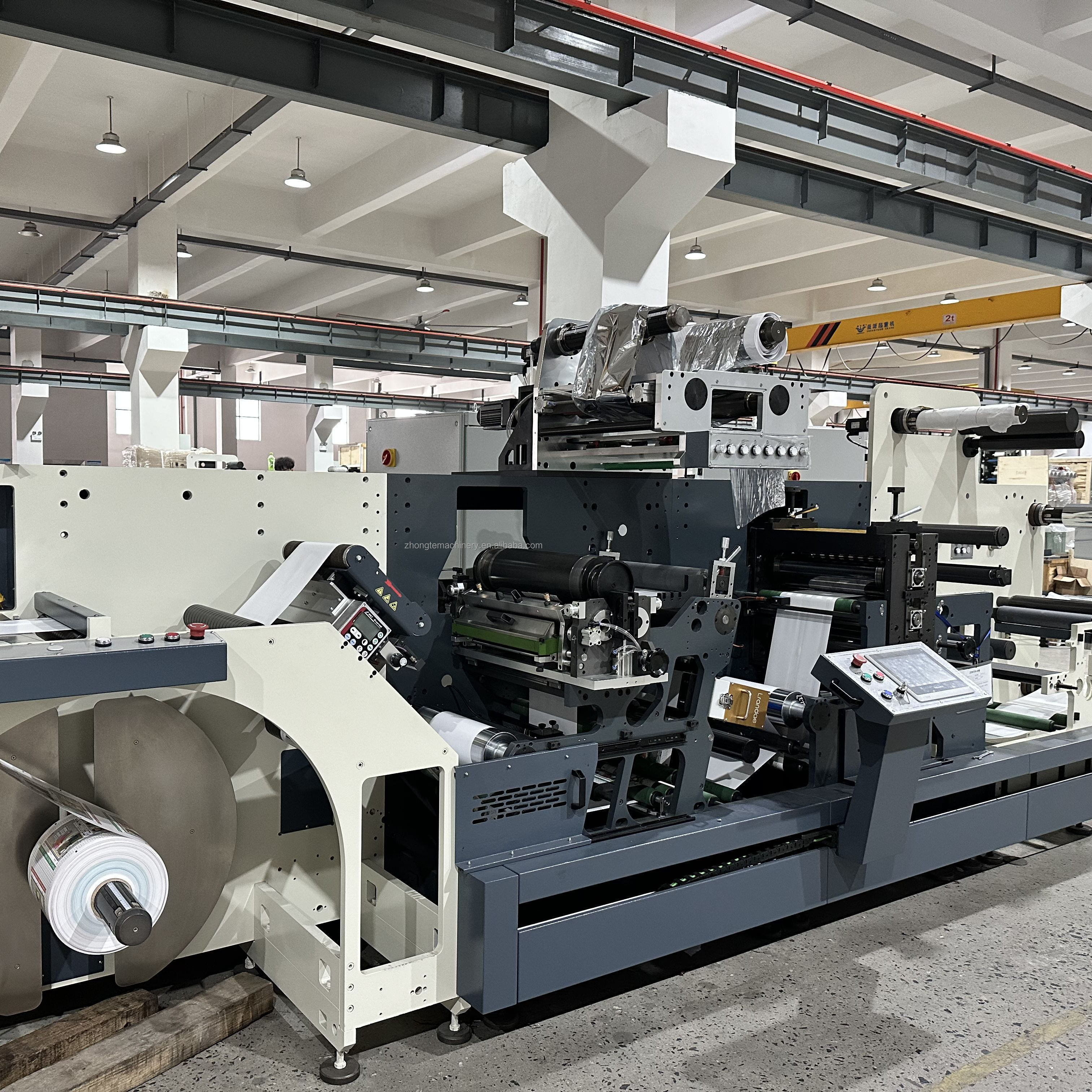 Dragon-370 Paper Label Roll Flatbed Auto Hot Foil Stamp Die Cutting Machine with Flexo Print Silk Screen Print