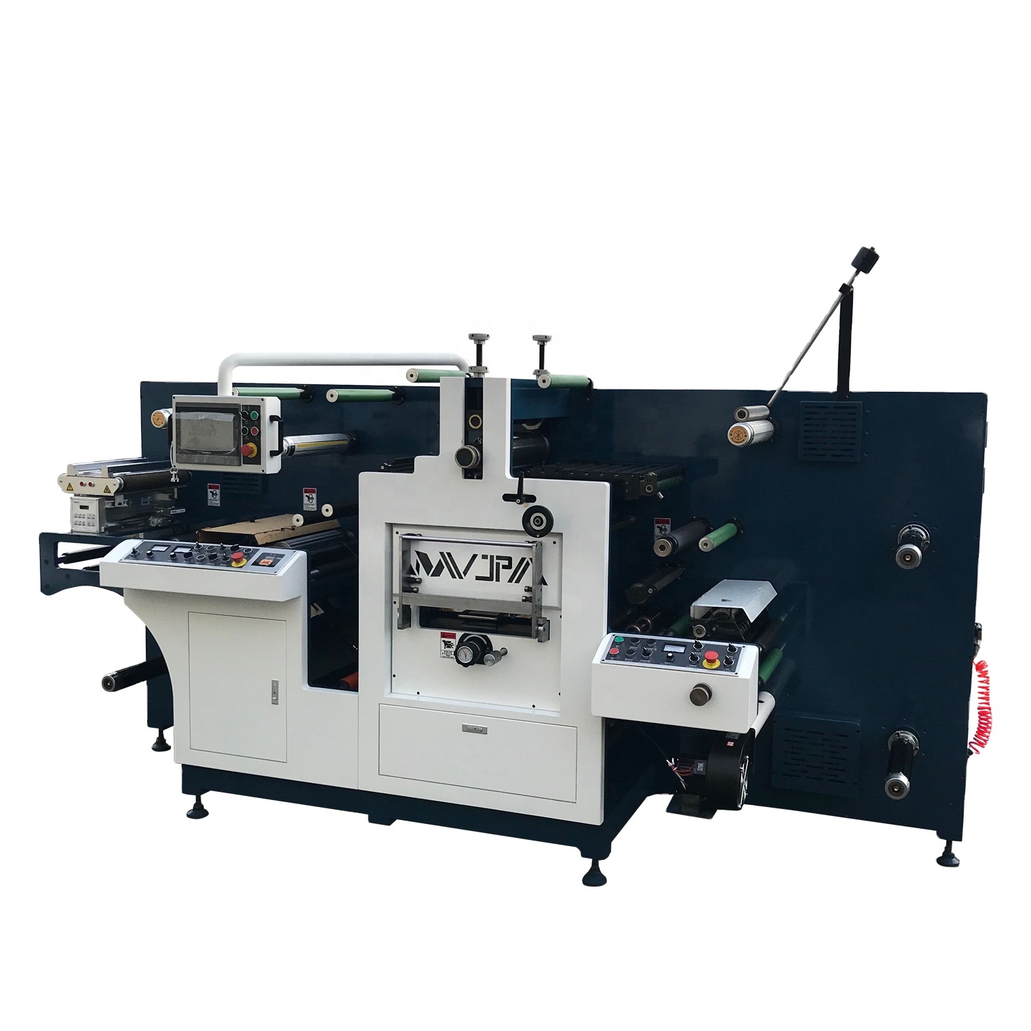 WJJM-350 Multifunction One Flexo Vanishing IML Intermittent Rotary Label Die-Cutting Machine Equipped With Digital