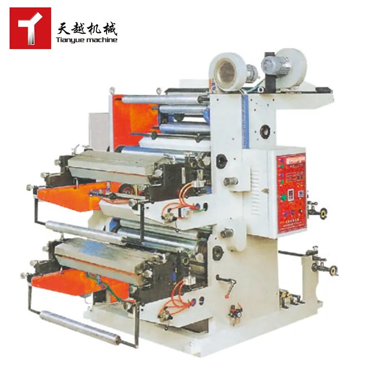High-Speed Roll-to-Roll Plastic Film Flexo Printing Machine New Condition Stack Type Flexographic Printer Letterpress