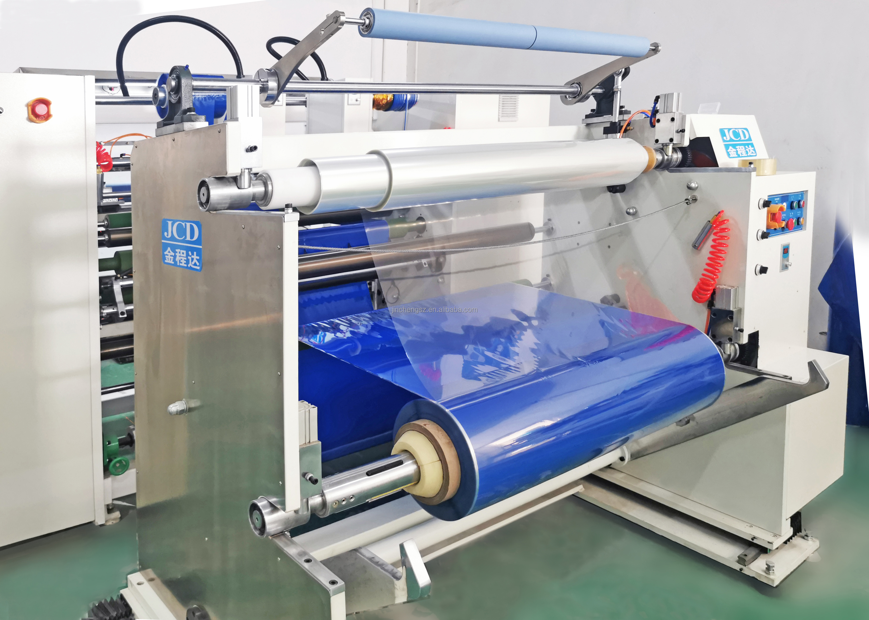 Slitted TPU rolls output