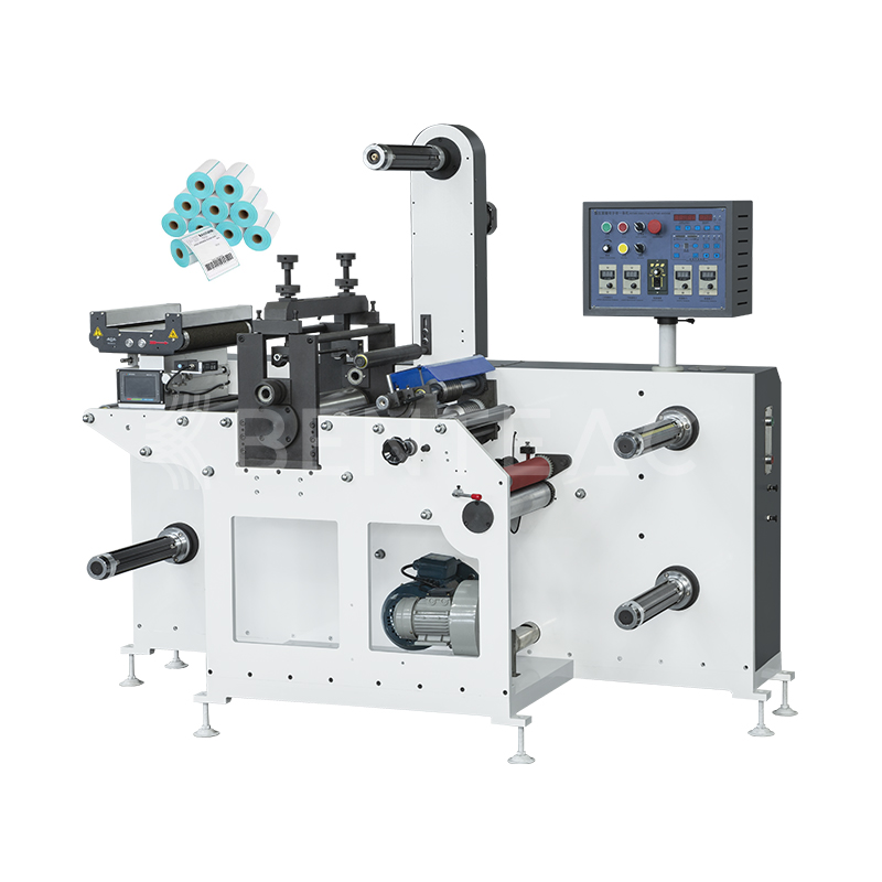 Low Cost High Efficiency Rotary Die Cutting Machine Motor Die Cutter Button Control Slitting Function Adhesive Sticker Label