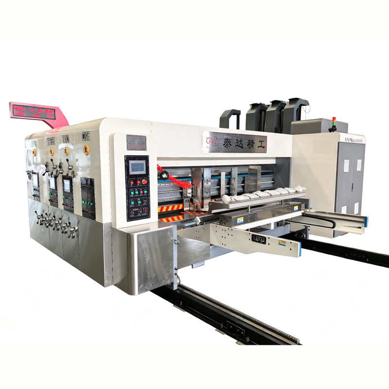 Two Color Flexo Printing Machines For Carton Cutting And Printing Box Carton Packaging Machine