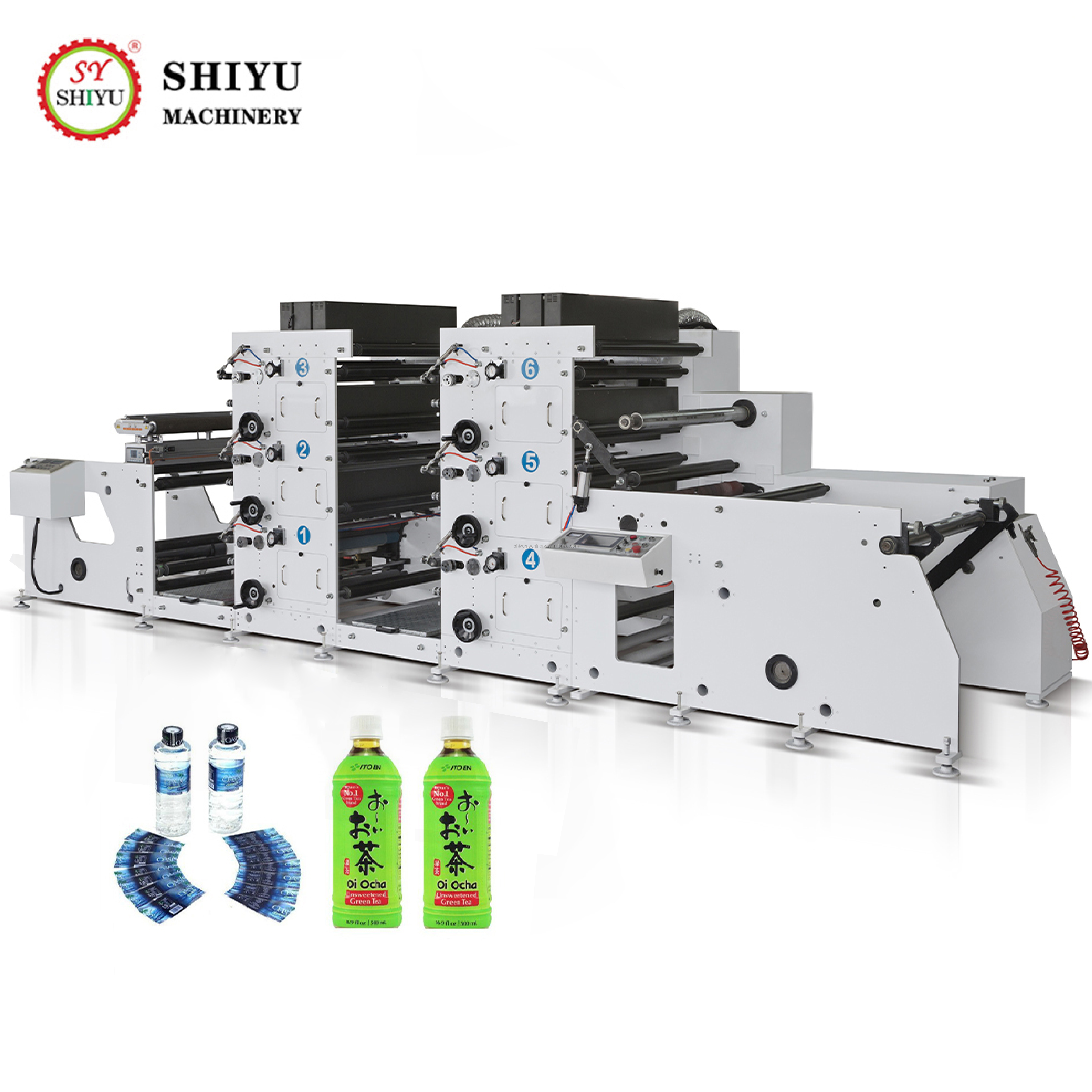 Stack type flexo printing machine