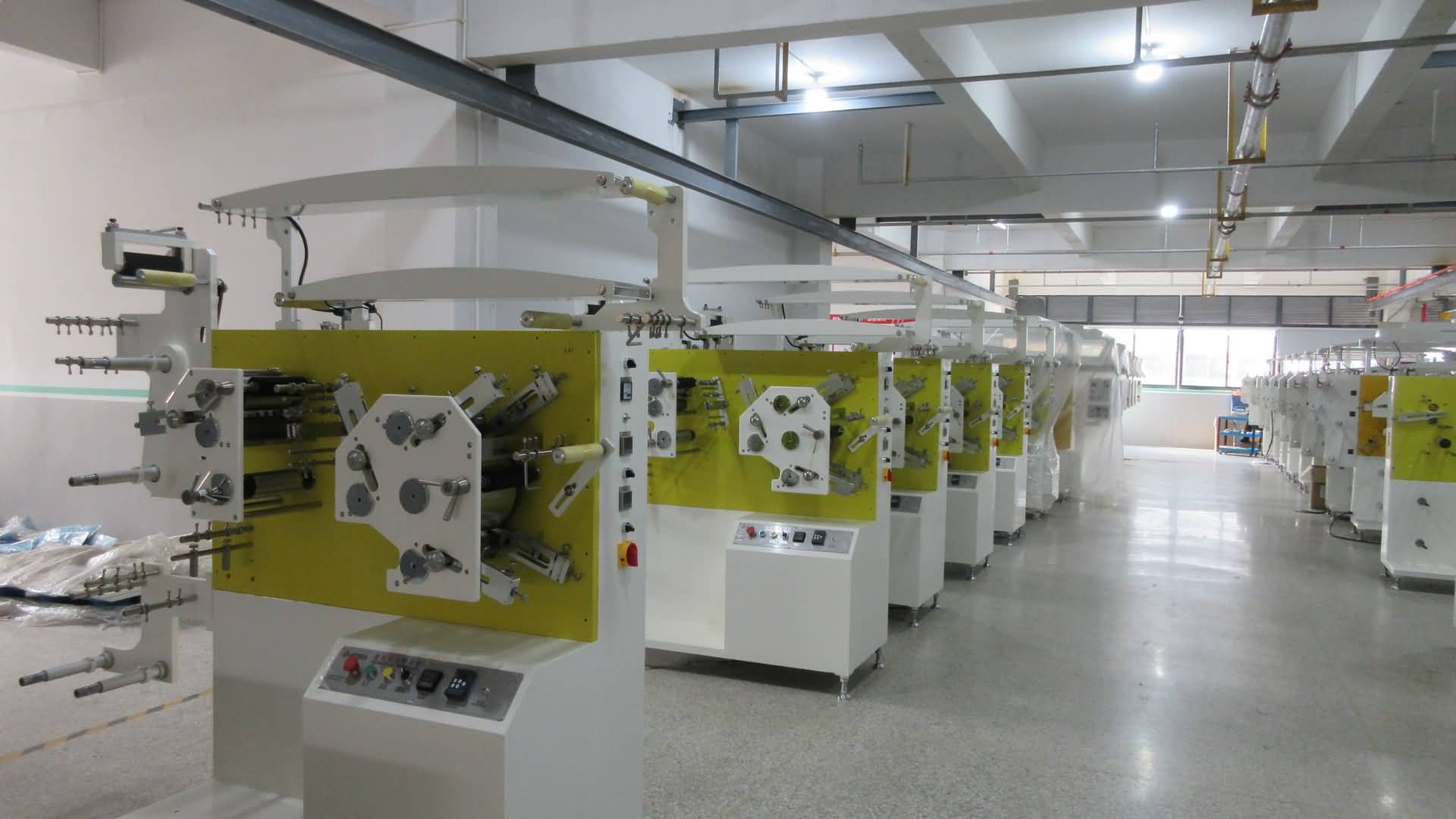 Moveco warehouse and finished goods storage facility for label printing machines