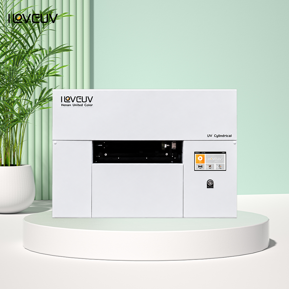 A3 Rotary UV Printer For Custom Tumblers Bottles And Mugs Desktop Cylindrical Printing Machine